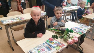První školní den – fotografie