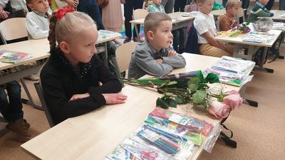 První školní den – fotografie