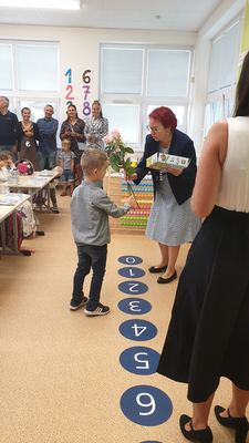 První školní den – fotografie