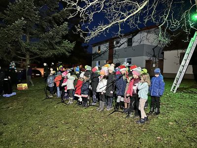 Rozsvěcení vánočního stromu – fotografie